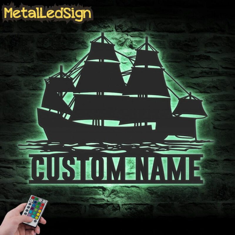 Custom-Retourschip-Jacht-Sailing-Metal-Wall-Art-LED-Light-7.jpg