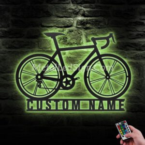 Custom-Road-Bike-Racing-Metal-Wall-Art-Led-Light-6