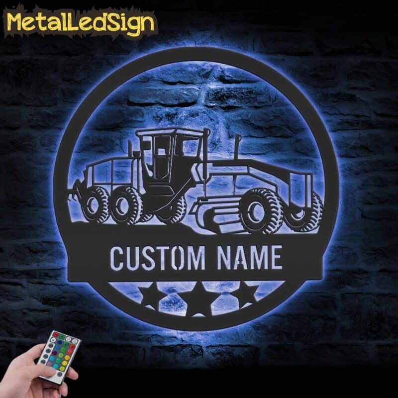 Custom-Road-Grader-Metal-Wall-Art-LED-Light-3.jpg