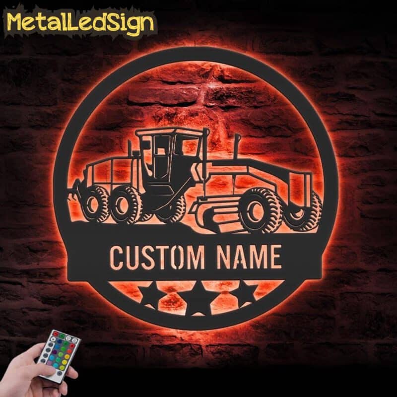 Custom-Road-Grader-Metal-Wall-Art-LED-Light-5.jpg