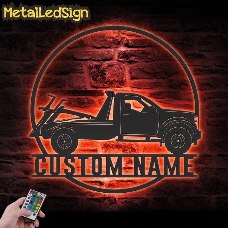 Custom-Rotator-Tow-Truck-Driver-Metal-Wall-Art-LED-Light-5.jpg