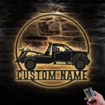 Custom-Rotator-Tow-Truck-Driver-Metal-Wall-Art-Led-Light-Images-3