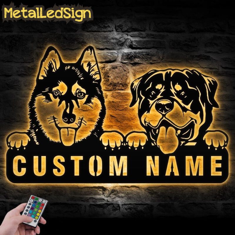 Custom-Rottweiler-And-Husky-Metal-Wall-Art-LED-Light-Images.jpg