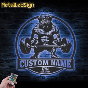 Custom-Rottweiler-Dog-Lifting-A-Weight-Metal-Wall-Art-LED-Light-3.jpg