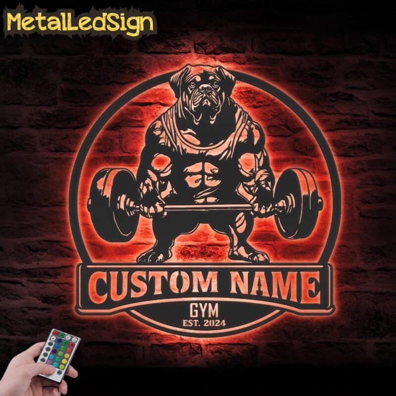 Custom-Rottweiler-Dog-Lifting-A-Weight-Metal-Wall-Art-LED-Light-5.jpg