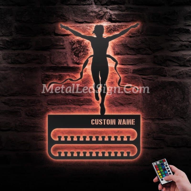 Custom-Running-Medal-Hanger-With-Led-Light-6