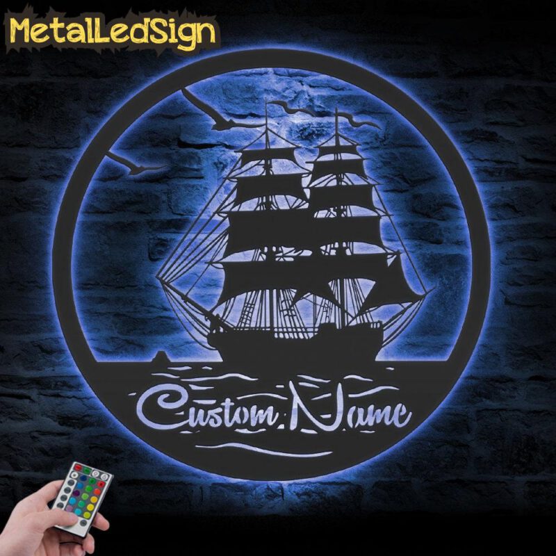 Custom-Sailing-Ship-Metal-Wall-Art-LED-Light-3-3.jpg