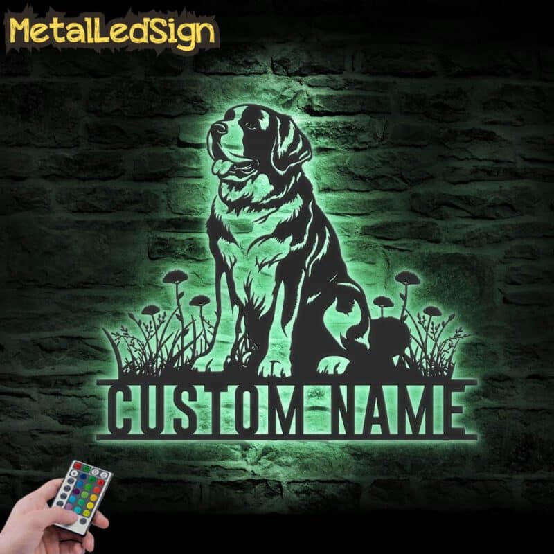 Custom-Saint-Bernard-Metal-Wall-Art-LED-Light-7.jpg