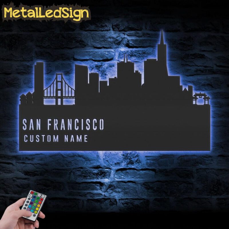 Custom-San-Francisco-Skyline-Metal-Wall-Art-LED-Light-3.jpg