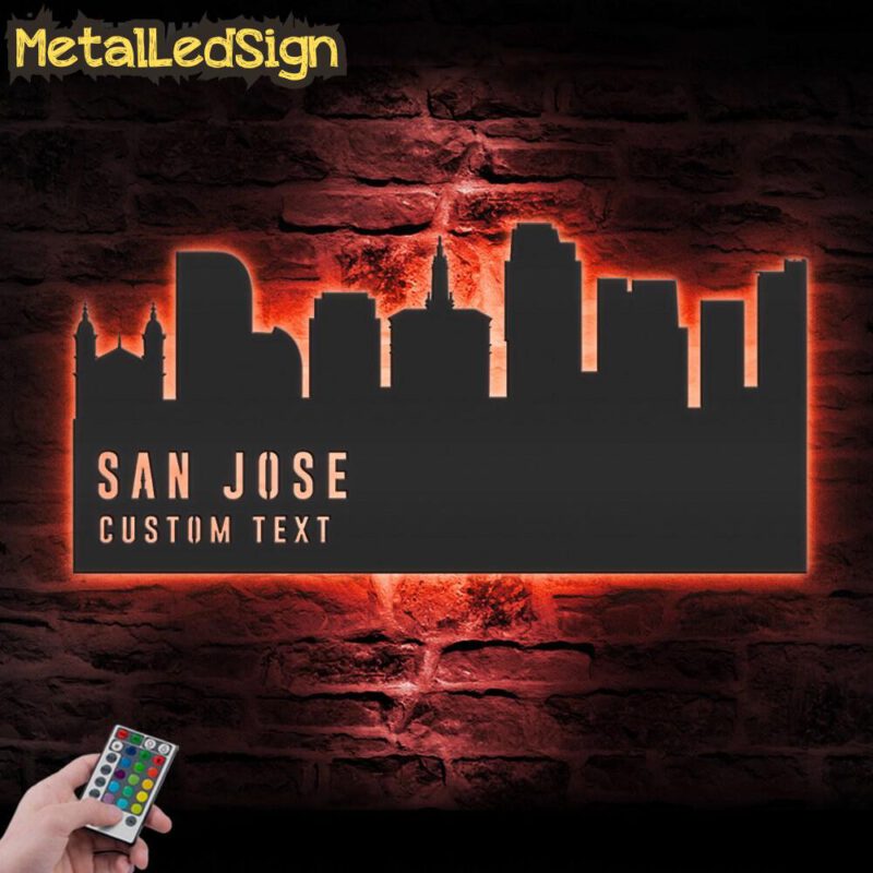 Custom-San-Jose-Skyline-Metal-Wall-Art-LED-Light-5.jpg