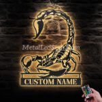 Custom-Scorpion-Metal-Wall-Art-Led-Light-Images-1