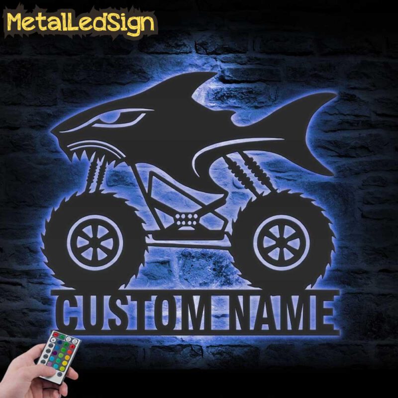 Custom-Shark-Monster-Truck-Driver-Metal-Wall-Art-LED-Light-3.jpg