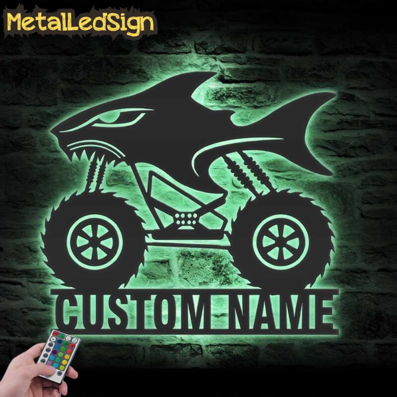 Custom-Shark-Monster-Truck-Driver-Metal-Wall-Art-LED-Light-5.jpg