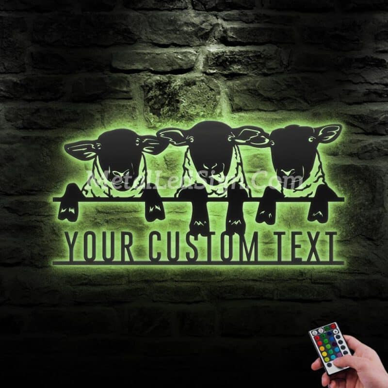 Custom-Sheep-Farmhouse-Metal-Wall-Art-Led-Light-5-1