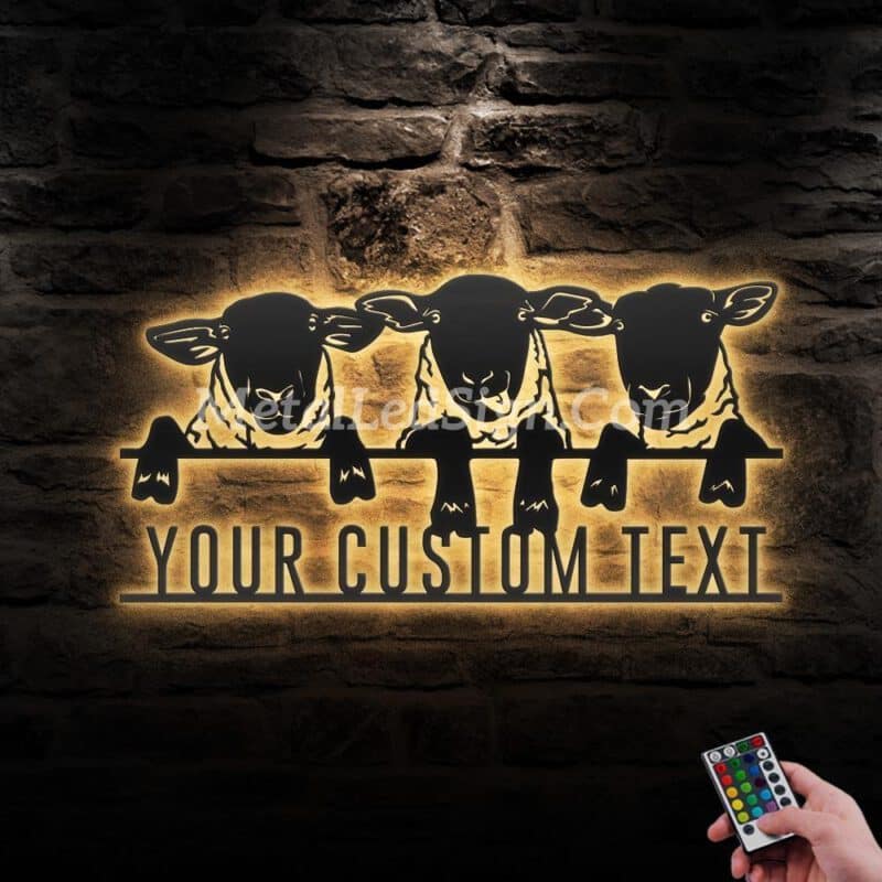 Custom-Sheep-Farmhouse-Metal-Wall-Art-Led-Light-Images-1