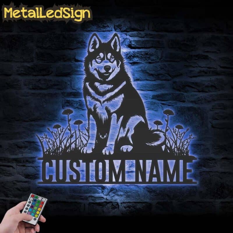 Custom-Siberian-Husky-Metal-Wall-Art-LED-Light-3-1.jpg