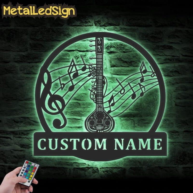 Custom-Sitar-Indian-Musical-Instrument-Metal-Wall-Art-LED-Light-7-1.jpg