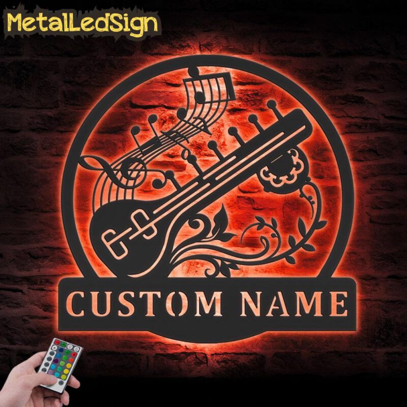 Custom-Sitar-Musical-Instrument-Metal-Wall-Art-LED-Light-5.jpg