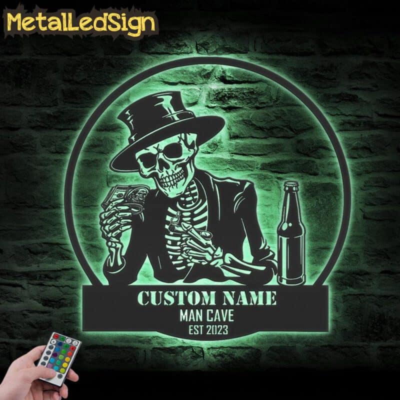 Custom-Skeleton-Beer-Cigar-Dollars-Metal-Wall-Art-LED-Light-7.jpg