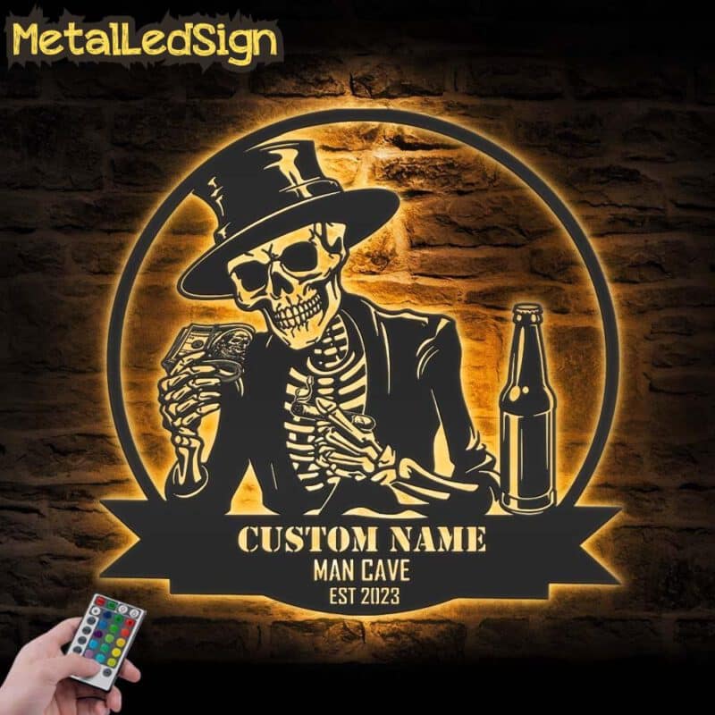 Custom-Skeleton-Beer-Cigar-Dollars-Metal-Wall-Art-LED-Light-Images-1.jpg