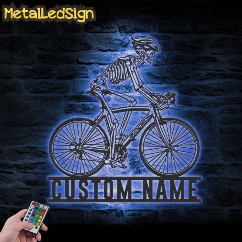 Custom-Skeleton-Riding-Road-Bike-Racing-Metal-Wall-Art-LED-Light-3.jpg