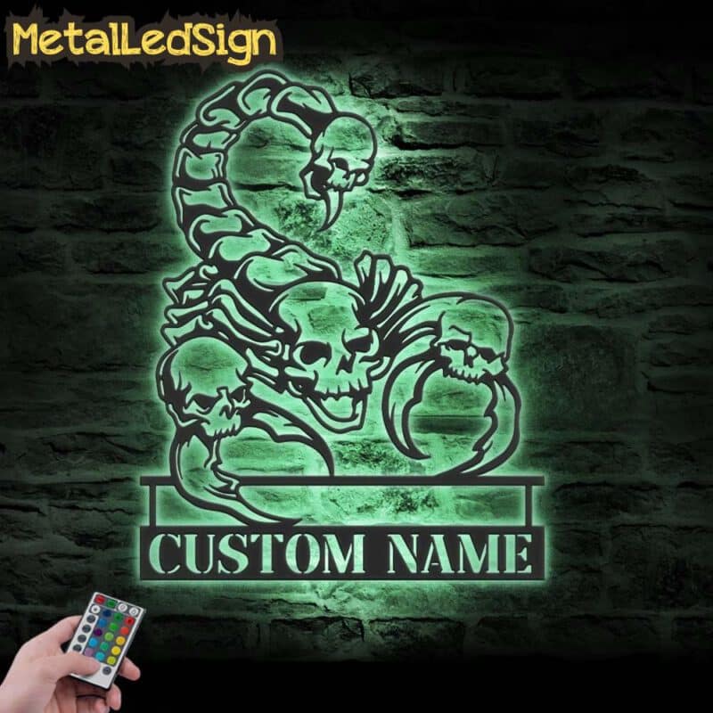 Custom-Skull-Scorpion-Metal-Wall-Art-LED-Light-7.jpg