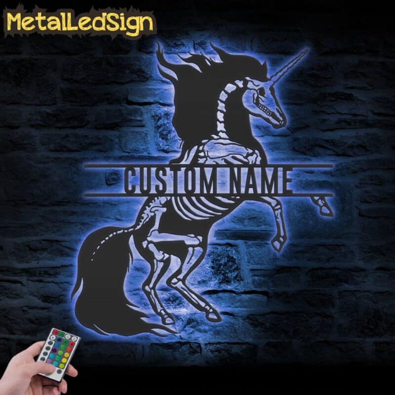 Custom-Skull-Unicorn-Metal-Wall-Art-LED-Light-3.jpg