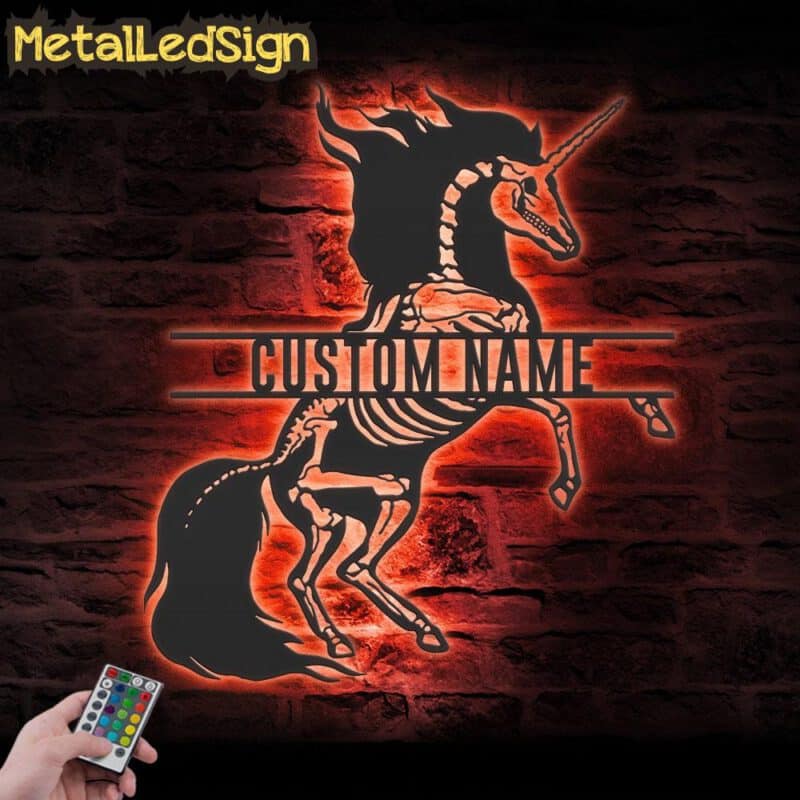 Custom-Skull-Unicorn-Metal-Wall-Art-LED-Light-5.jpg