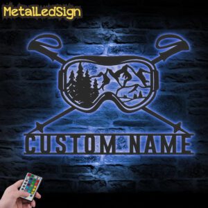 Custom-Snowboarding-Metal-Wall-Art-LED-Light-3.jpg