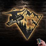 Custom-Snowboarding-Metal-Wall-Art-Led-Light-Images-4