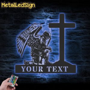 Custom-Soldier-Kneeling-Praying-At-Memorial-Cross-Metal-Wall-Led-2-3.jpg