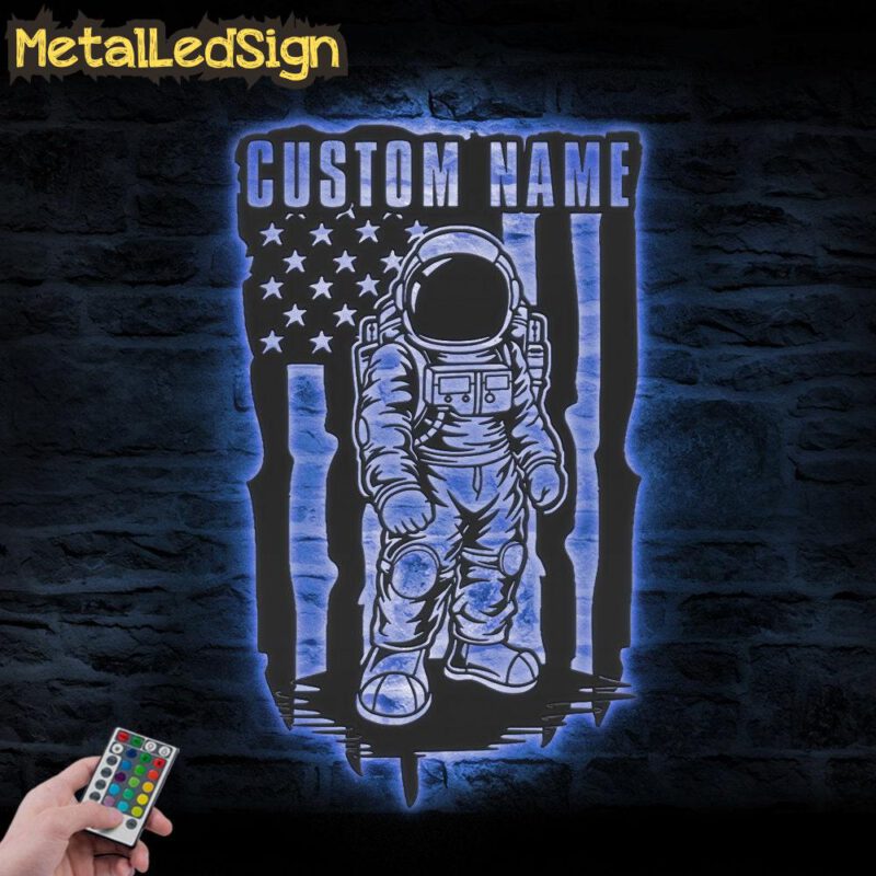 Custom-Space-Astronaut-US-Flag-Metal-Wall-Art-LED-Light-3.jpg