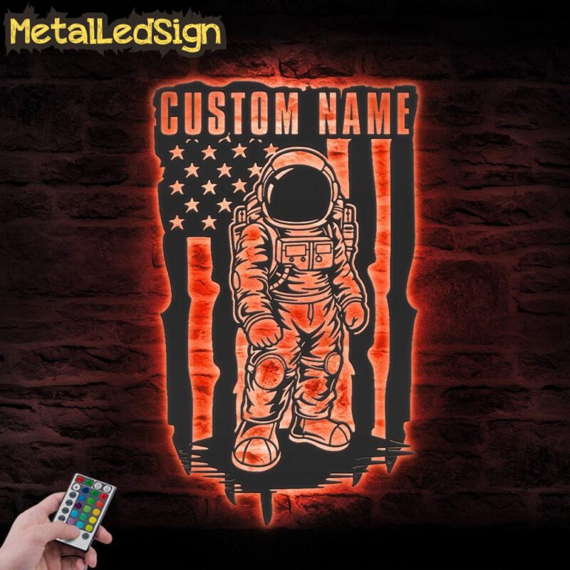 Custom-Space-Astronaut-US-Flag-Metal-Wall-Art-LED-Light-5.jpg