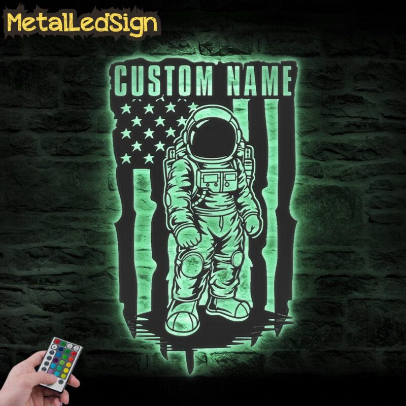 Custom-Space-Astronaut-US-Flag-Metal-Wall-Art-LED-Light-7.jpg