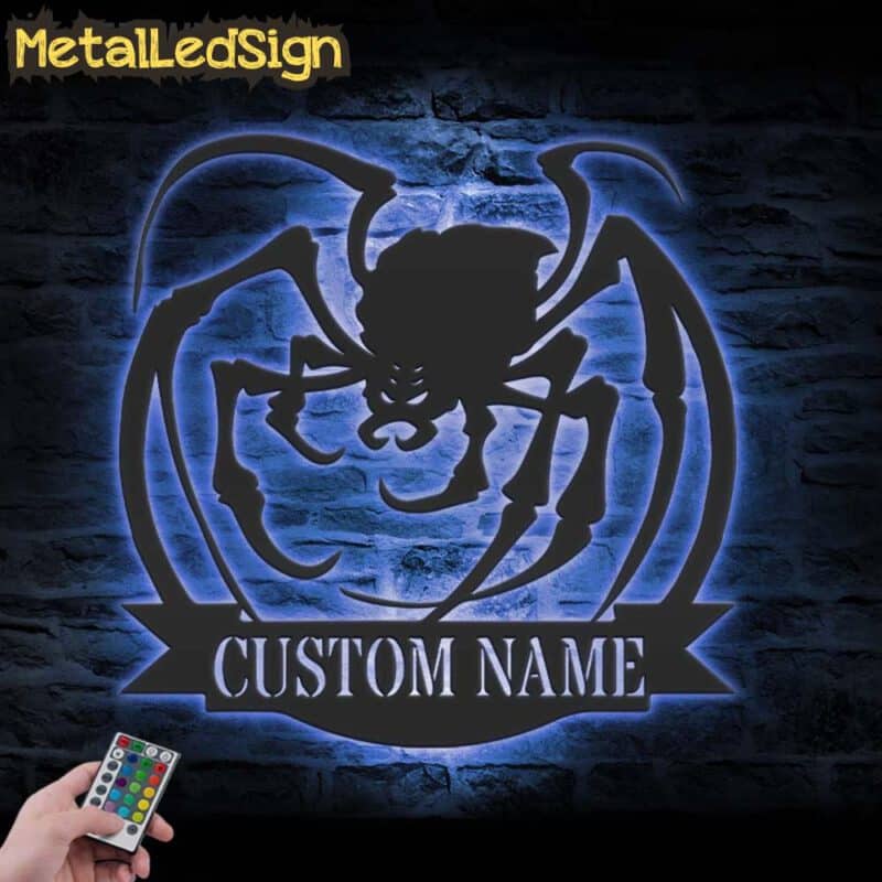 Custom-Spider-Metal-Wall-Art-LED-Light-3-7.jpg