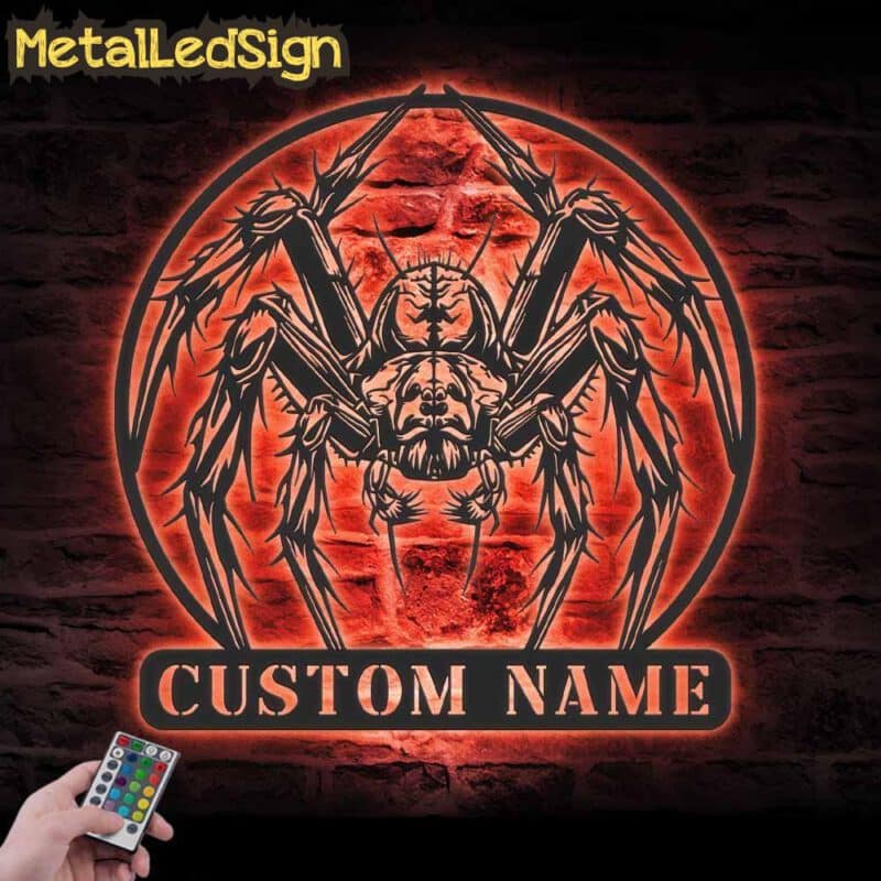 Custom-Spider-Metal-Wall-Art-LED-Light-5.jpg