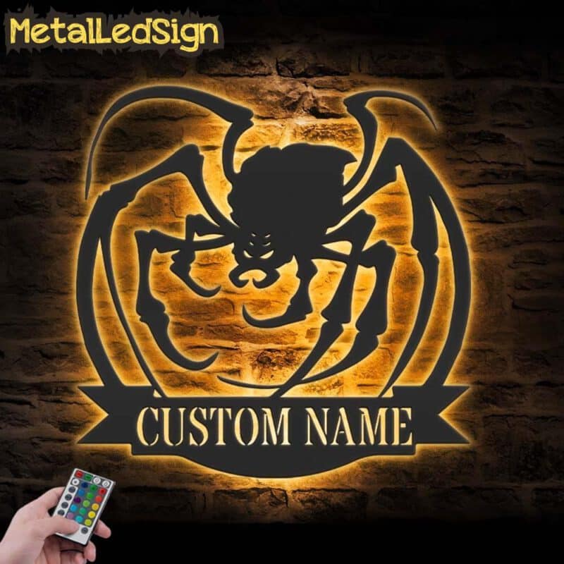 Custom-Spider-Metal-Wall-Art-LED-Light-Images-7.jpg