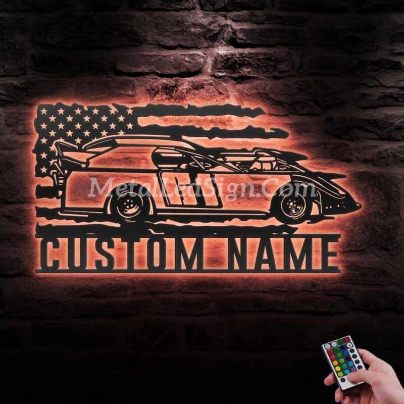 Custom-Sport-Car-Garage-Metal-Wall-Art-Led-Light-5-4