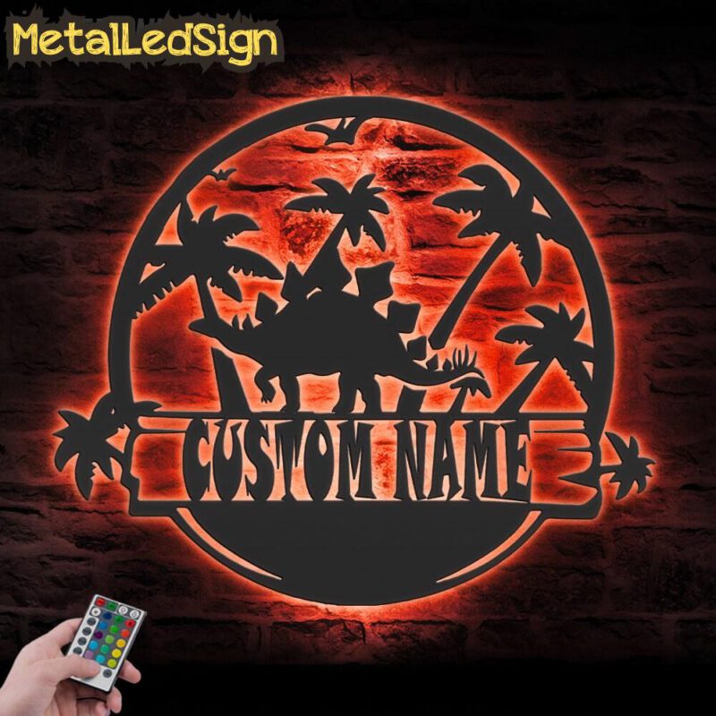 Custom-Stegosaurus-Dinosaur-Metal-Wall-Art-LED-Light-5.jpg