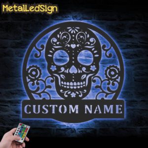 Custom-Sugar-Skull-Metal-Wall-Art-with-LED-Light-3-2.jpg