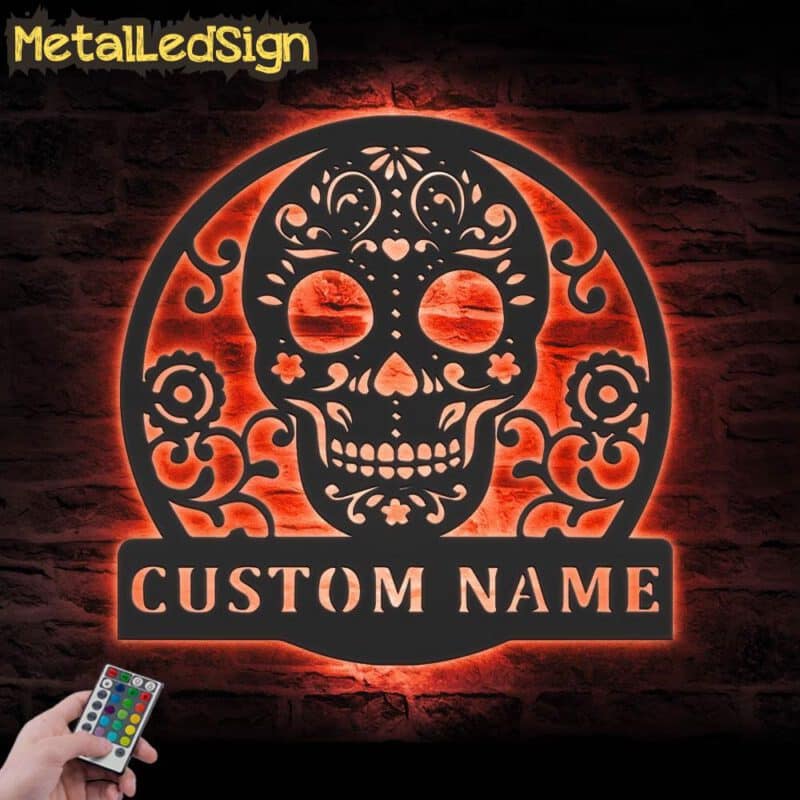 Custom-Sugar-Skull-Metal-Wall-Art-with-LED-Light-5-2.jpg