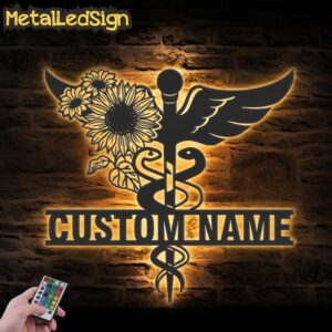 Custom-Sunflower-Medical-Symbol-Caduceus-MD-Star-Nursing-Metal-Wall-Led-Images.jpg