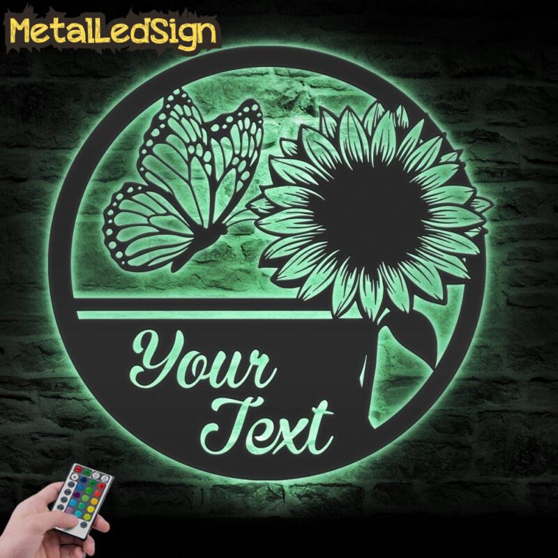 Custom-Sunflower-Monogram-Metal-Wall-Art-LED-Light-5.jpg