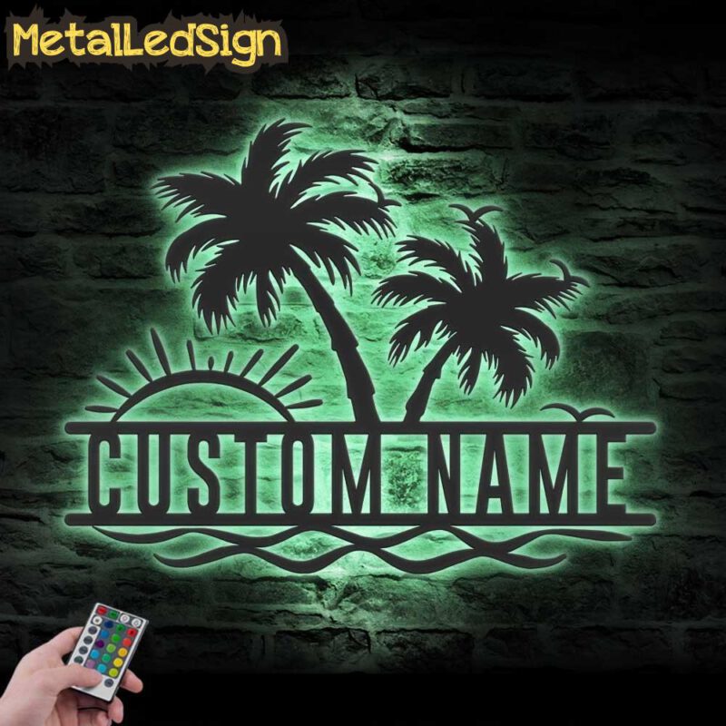 Custom-Sunshine-Palm-Tree-Beach-House-Metal-Wall-Art-LED-Lights-7.jpg