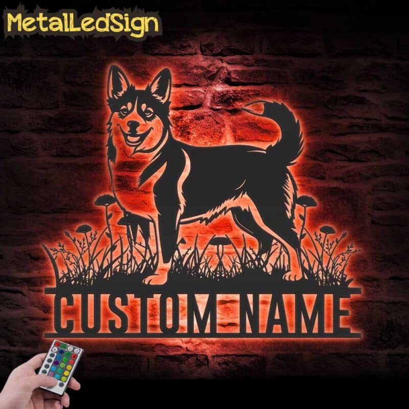 Custom-Swedish-Vallhund-Metal-Wall-Art-LED-Light-3.jpg