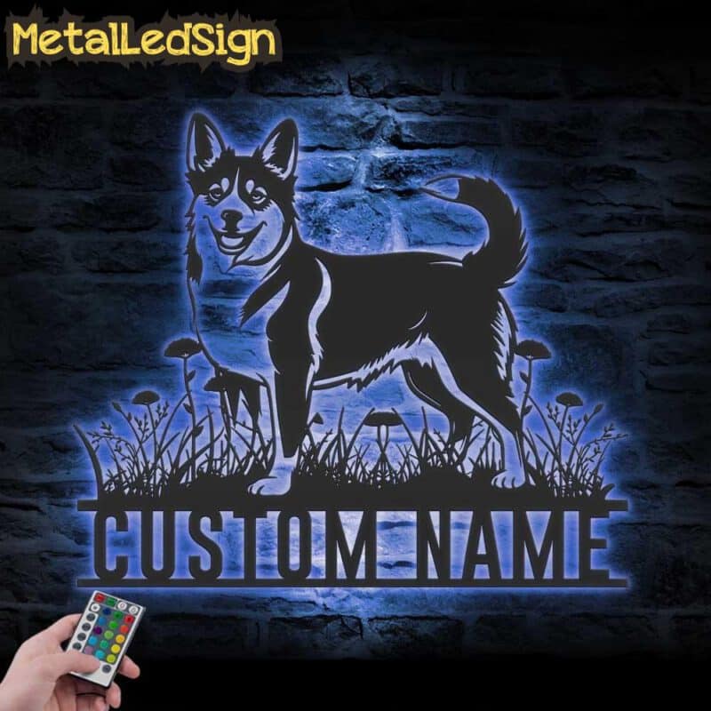 Custom-Swedish-Vallhund-Metal-Wall-Art-LED-Light-5.jpg