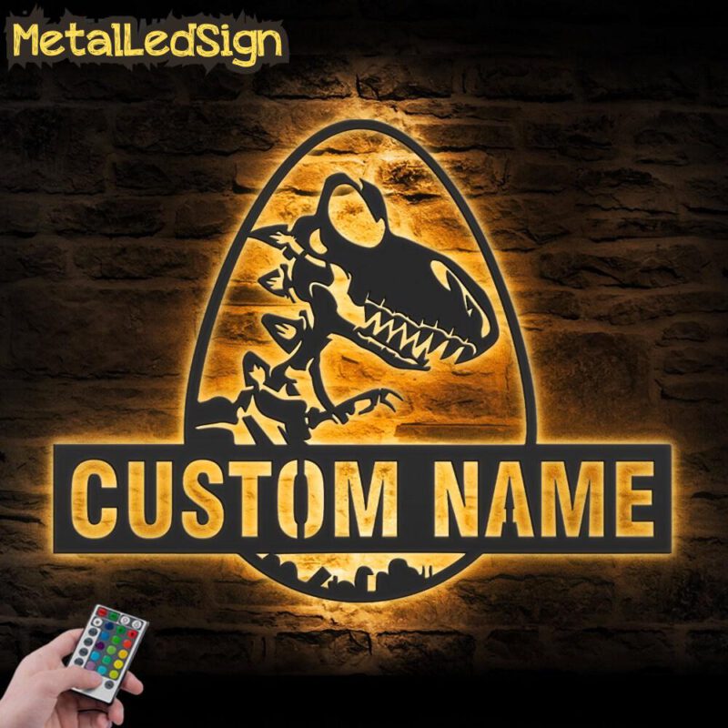 Custom-T-Rex-Tyrannosaurus-Dinosaur-Metal-Wall-Art-LED-Light-Images-1.jpg