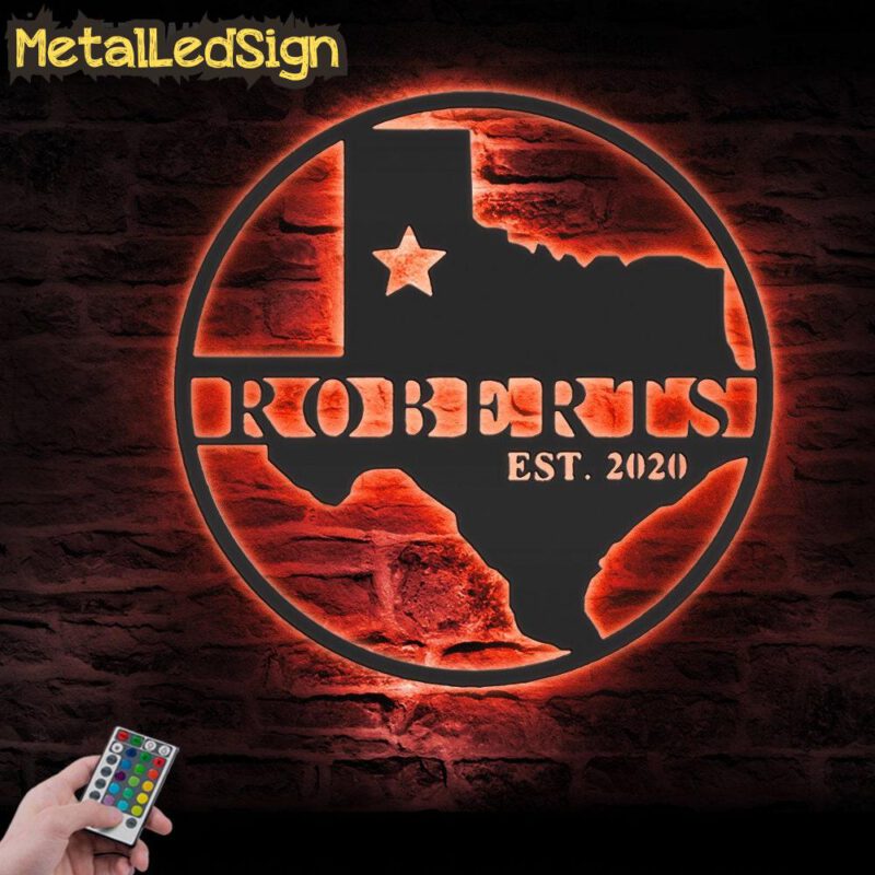 Custom-Texas-Map-Metal-Wall-Art-LED-Light-5.jpg