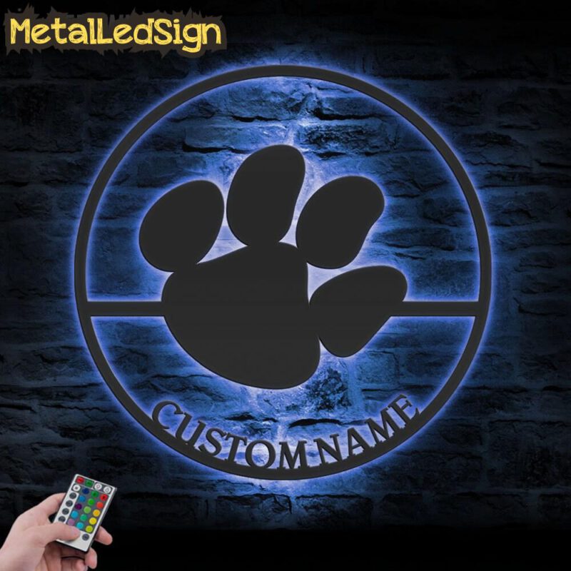 Custom-Tiger-Paw-Metal-Wall-Art-LED-Light-3-1.jpg