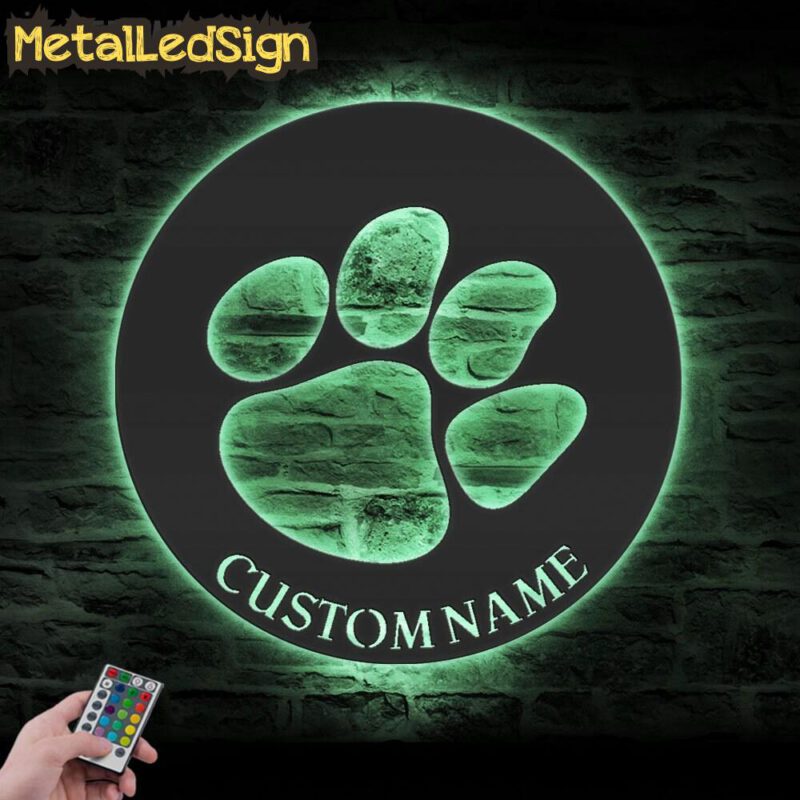 Custom-Tiger-Paw-Metal-Wall-Art-LED-Light-7.jpg